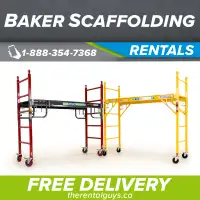 Scaffolding Tower Rentals - Free Delivery & Pickup