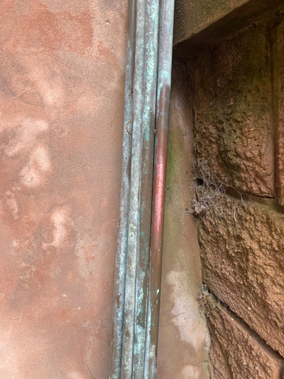 6 12’ lengths of 1/2” copper piping. They’ve been outside for a couple of years so they will need to...