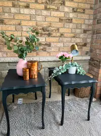 Beautifully refinished side tables