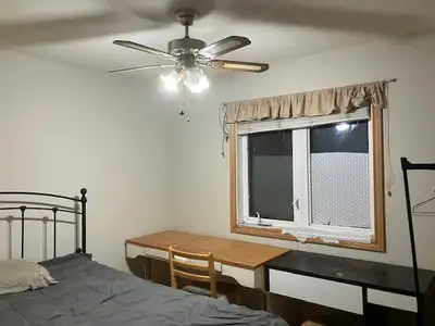 A nice room upstairs by Canyon Meadows LRT is available now for a nice man's short-term rental for $...