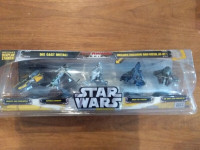 Titanium Series Starwars 5 vehicle set Walmart Exclusive 2005