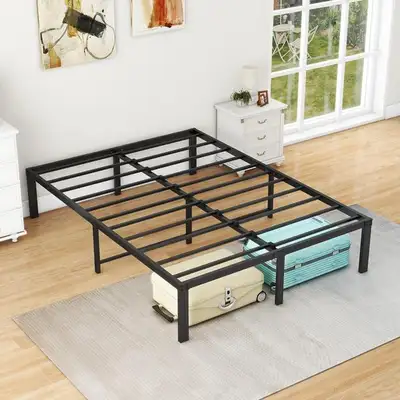 Metal Double Bed Frame – Strong & Easy to Assemble, View more