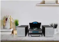 Mini Stereo System - CD - Radio - MP3 - Speakers - Brand New