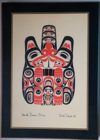 Vintage 1978 Bill Reid's Signed Haida Beaver - Tsing Wall Art