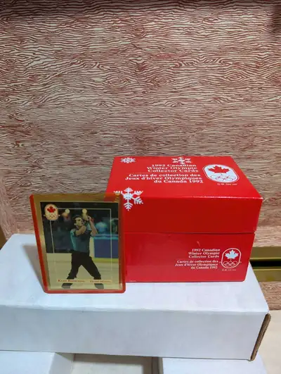 92 winter Olympic collector cards, View more