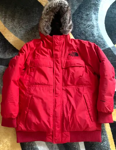 North Face Jacket Winter Parka Size XL Good Condition Has A Built In Mask
