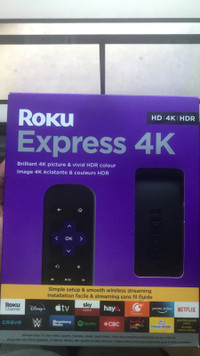Roku express 4K set 