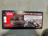 Warn Winch Atv/Utv Synthetic Rope Replacement  Kit