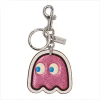 Coach Pac Man Key Fob Purse Charm Limited Edition Ghosts Pink