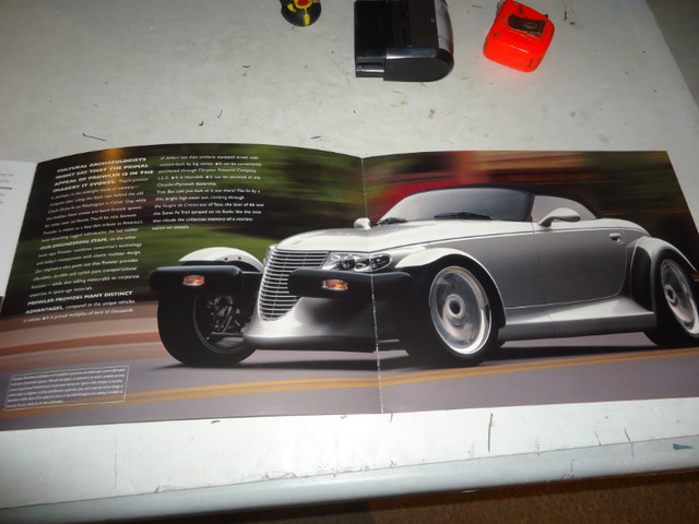2001 PLYMOUTH PROWLER DEALER SALES BROCHURE. CAN MAIL in Arts & Collectibles in Belleville - Image 3
