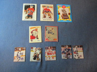 10 RARE HOCKEY MINI CARDS-KRAFT/YUM YUM/KELLOGG'S/1980/90'S-NHL