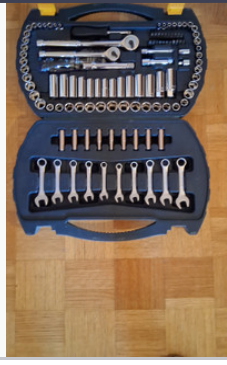 Perform almost any home-maintenance task with this varied selection of high-quality wrenches, socket...