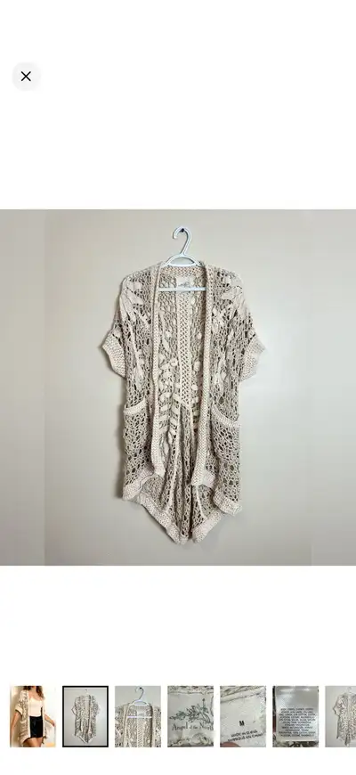 Angel of the North Crochet Cardigan, View more