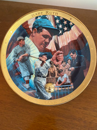 Babe Ruth Limited Edition Plate