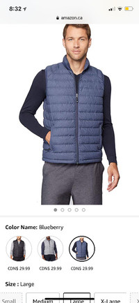 32degress lightly used quilted vest. $20!!