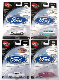 2002 HOT WHEELS FORD SERIES SET COMPLETE SET of FOUR