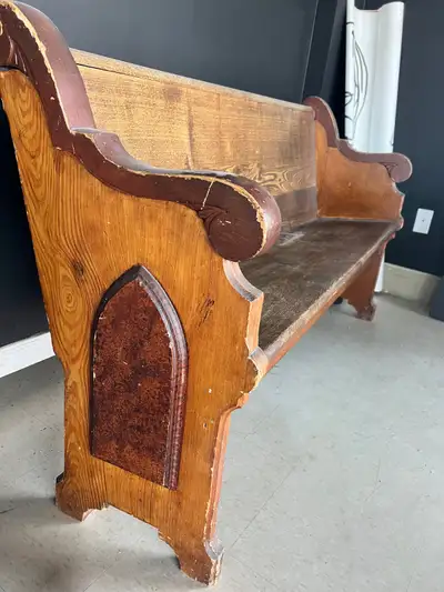 150 year old pew from Linwood