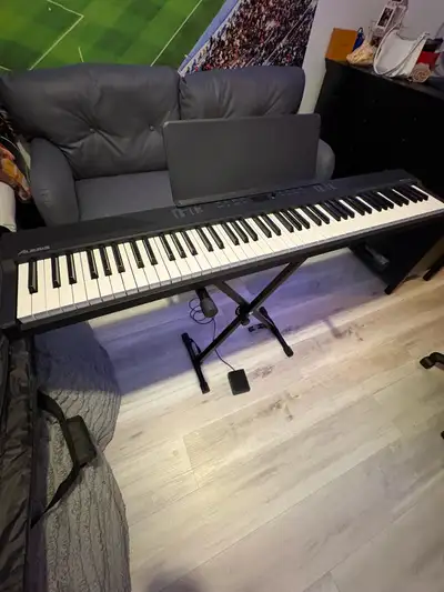 piano Alesis numérique 88 touches + support + pédale, View more