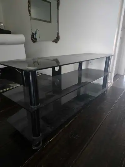 glass entertainment table, View more