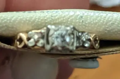 Gold & Diamond ring, View more