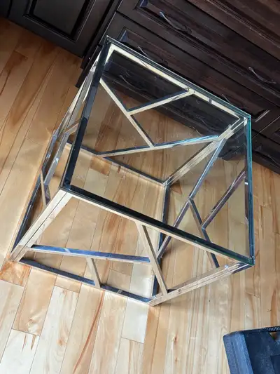 Glass End Table, View more