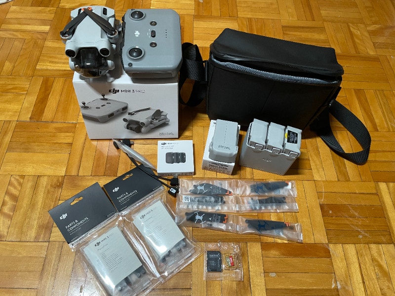 Drone DJI Mini 3 Pro + Fly More Kit Plus + extra Appareils