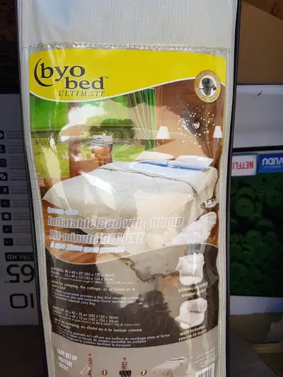 Bring your own bed – Queen size, View more