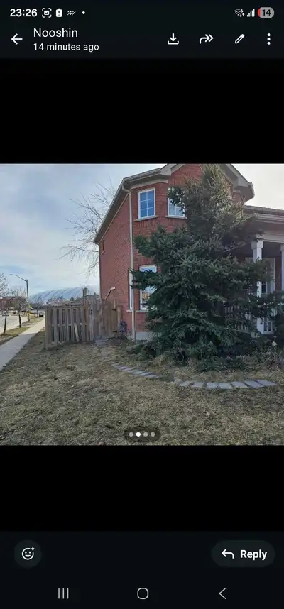 Renting a detach 4 bedroom 2 storey house. Located north Barrie Ready from June 1 .