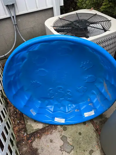 Free small above ground pool…. Or dig a hole and make it a inground pool up to you….no liner needed...
