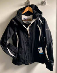 Women’s ski jacket – M- black/wh -Exc. cond.