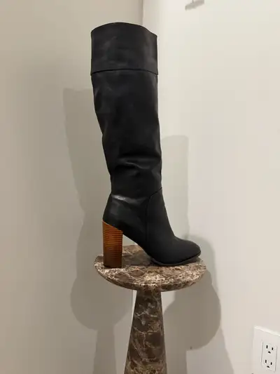 Dolce Vita new woman’s size 9 black leather boots , View more