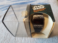 Vintage used 1977 Star wars watch Texas Instruments