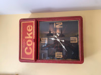 Reproduction vintage Coke clock