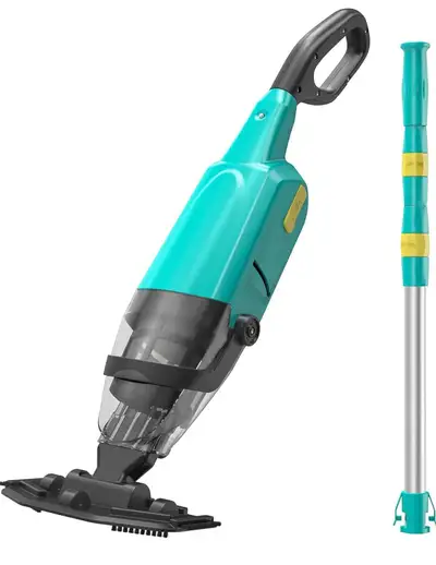 NEW IN BOX Handheld Pool Vacuum, Rechargeable Pool Cleaner with Running Time up to 60-Minutes Ideal...