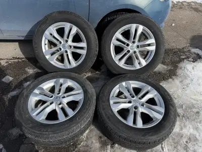 Tires are like new (DOT DATE 2025), only used for less than one season. Lots of tread left, rims are...