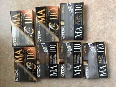 NEW TDK cassette MA-110 $39.99 each, View more