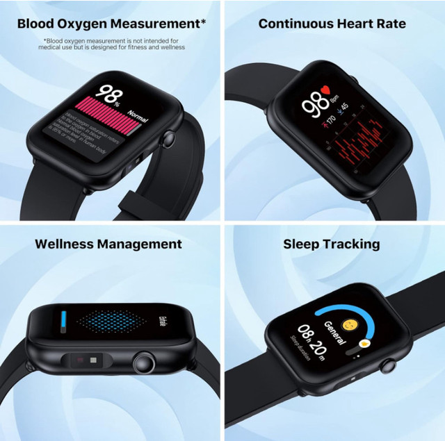 Brand New- Smartwatch Arty Heart Health and Dual Sensor Technolo in Jewellery & Watches in Winnipeg - Image 3