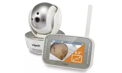 Model- VM343 BU Camera Range: 270-degree pan, 120-degree tilt Handheld Monitor: Yes Mobile App: No T...