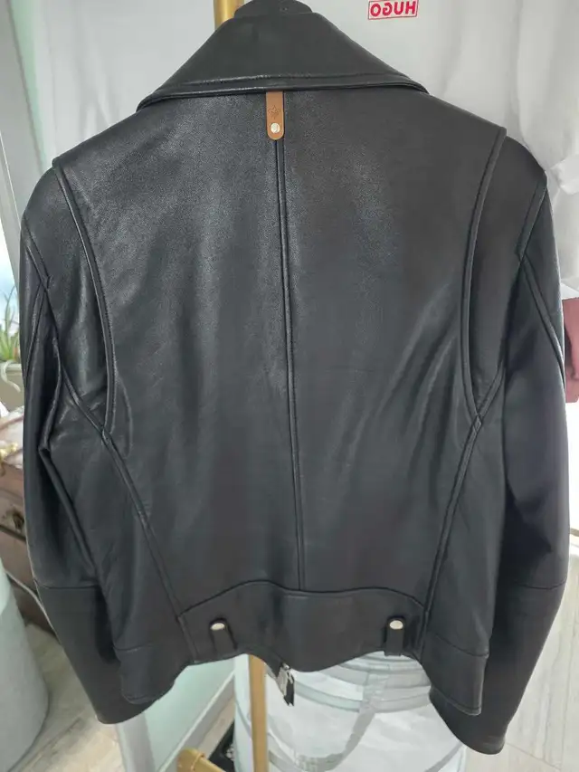 Men's Mackage Fenton Leather Biker Jacket (sz 36) in Men's in City of Toronto - Image 3
