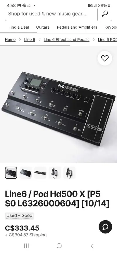 Line 6 Multi effect and Amp modeler, View more