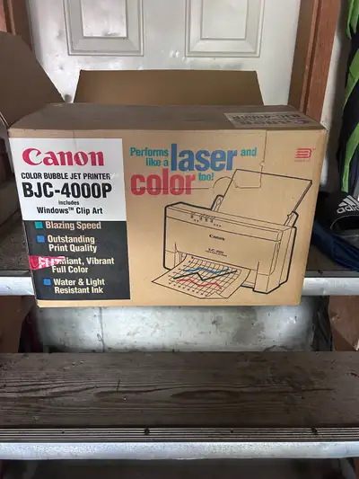 Canon BJC-4000P Bubble Jet Printer, View more