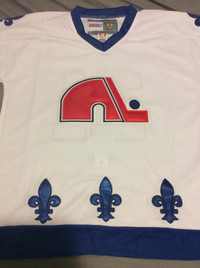 Jersey Peter Forsberg Nordiques Blanc Vintage