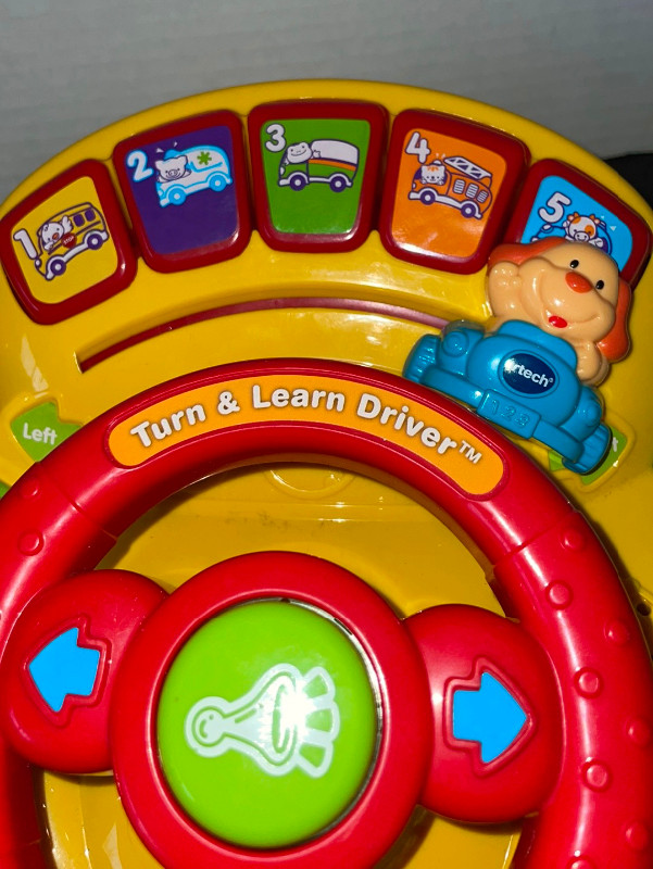 VTech Turn and Learn Driver Infant Preschool Educational Toy in Toys in North Bay - Image 3