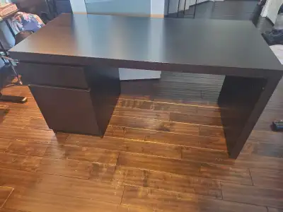 IKEA Malm Desk - brown / black, View more