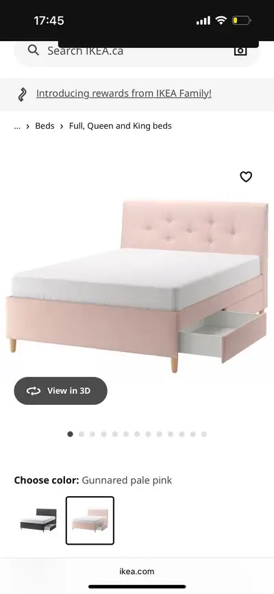 Queen Bed with storage , View more