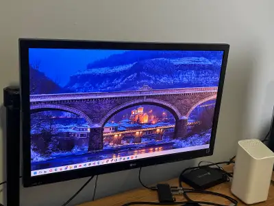 27” LG IPS Computer Monitor, View more