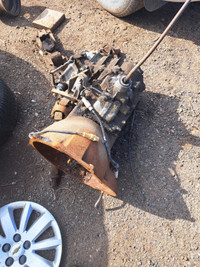 Toyota 3B 4 speed manual transmission and transfer case