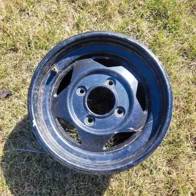 Oem aluminum rims 12" Came off grizzly 700 SE 7802656963 $80
