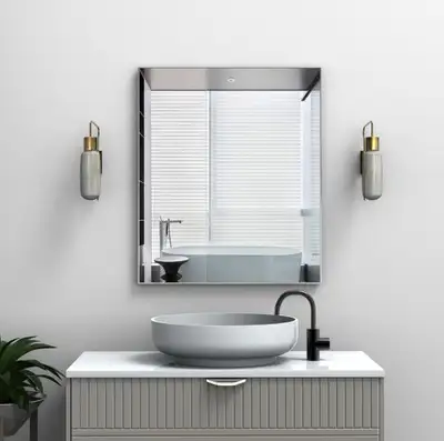 WONSTART 36 x 28 Inch Silver Bathroom Mirror for Wall, View more