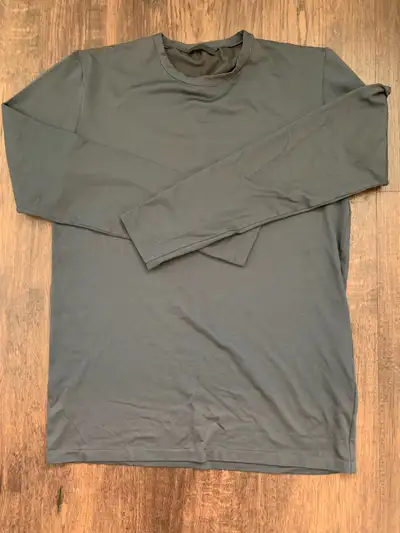 Prada Stretch Long Sleeve- Metallic Grey- Like new without tags, View more